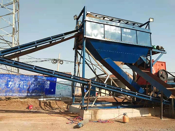 Installation site of sand production line